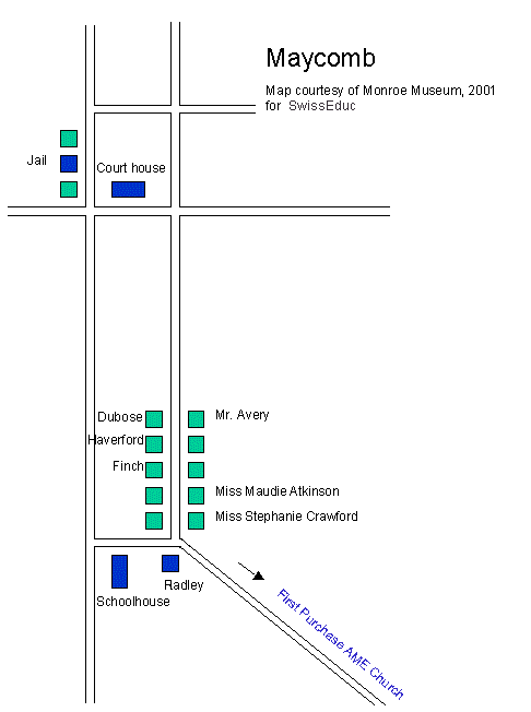 Map of Maycomb