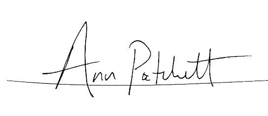 signature of Ann Pachett