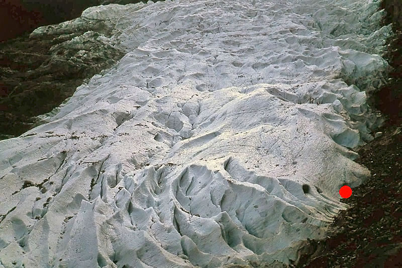 Glacier des Bossons und Glacier de Taconnaz