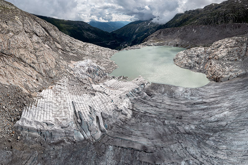 Eisgrotte, Gletschersee und Bildvergleiche 2021