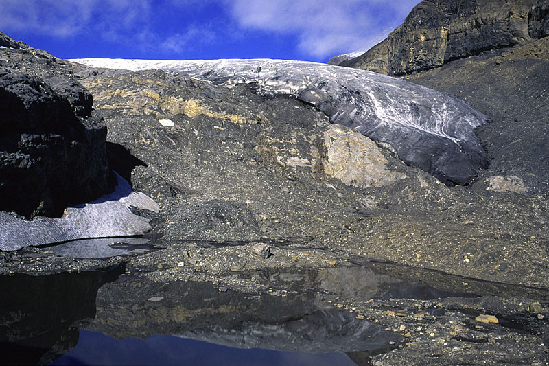 Glacier de Tsanfleuron, glacier tongue