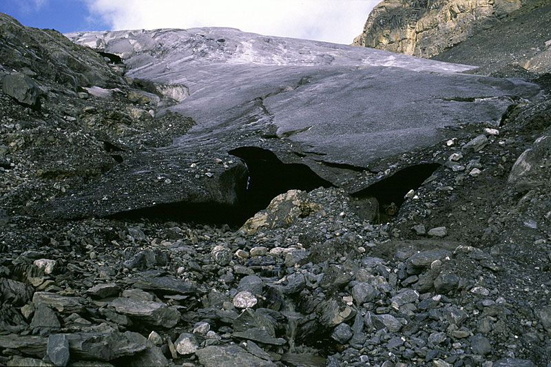 Glacier de Tsanfleuron, glacier tongue