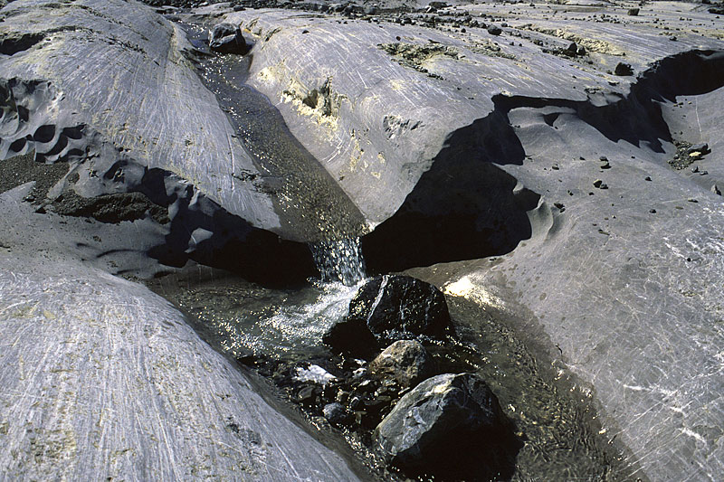 Glacier du Tsanfleuron, Gletscherschliff
