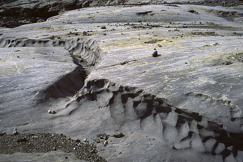 Glacier de Tsanfleuron, former glacier bed