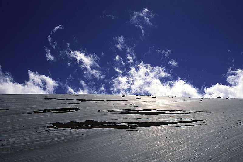 Glacier de Tsanfleuron, striae