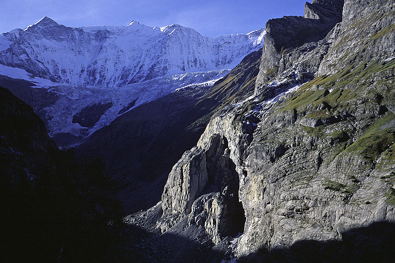 Unterer Grindelwaldgletscher, landslide