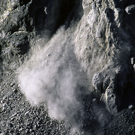 Unterer Grindelwaldgletscher, Bergsturz