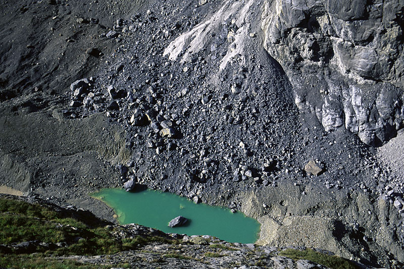 Unterer Grindelwaldgletscher, landslide