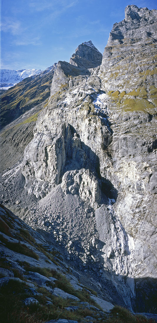 Unterer Grindelwaldgletscher, Bergsturz