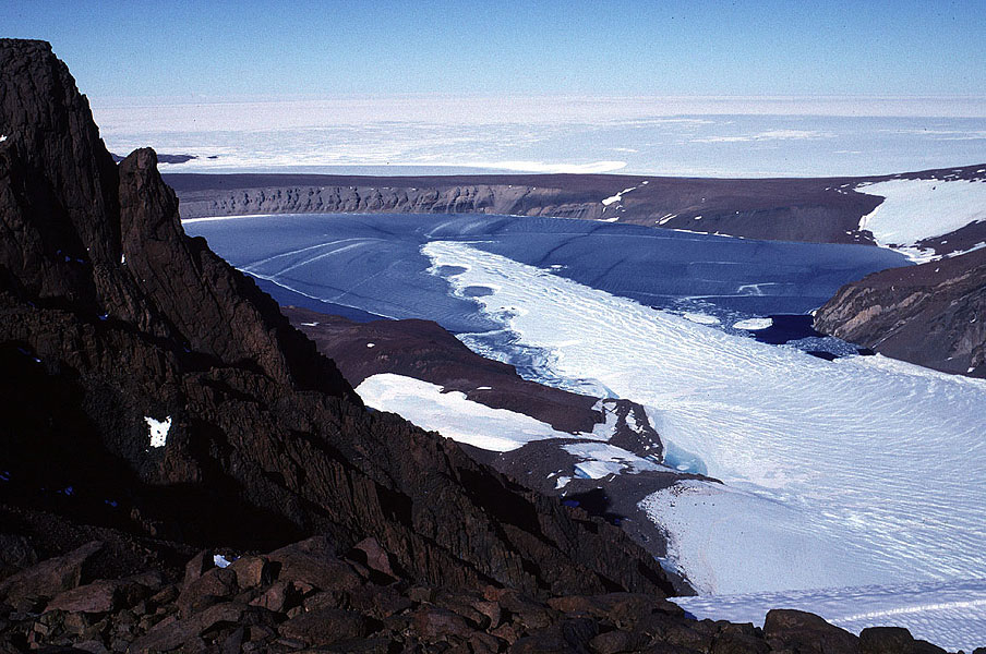 Verschiedene Arten von Gletschern