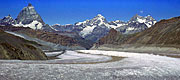 Glaciers of the Alps