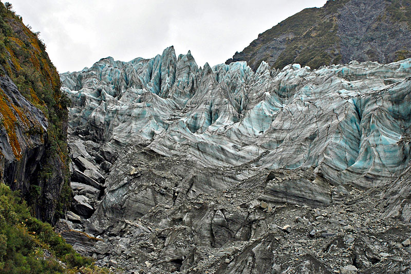 Fox Glacier (Te Moeka o Tuawe in Maori)