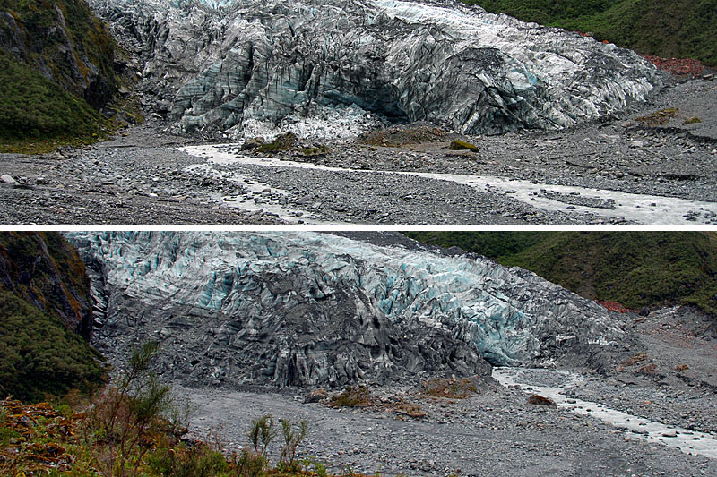 Fox Glacier (Te Moeka o Tuawe in Maori)