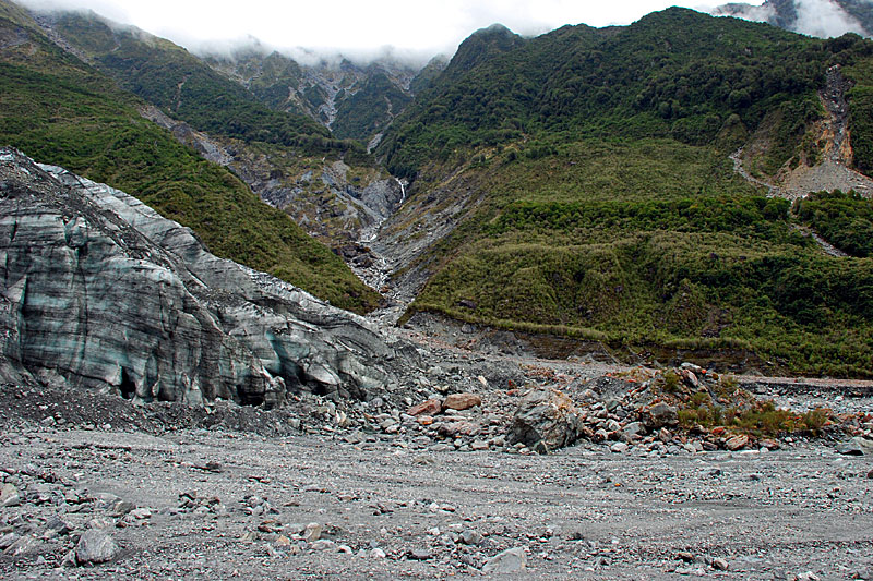 Fox Glacier (Te Moeka o Tuawe in Maori)