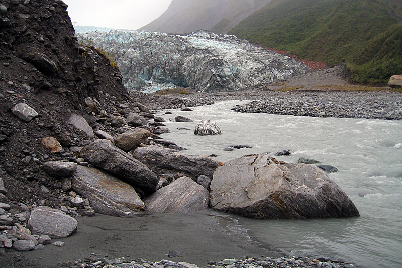 Fox Glacier (Te Moeka o Tuawe in Maori)