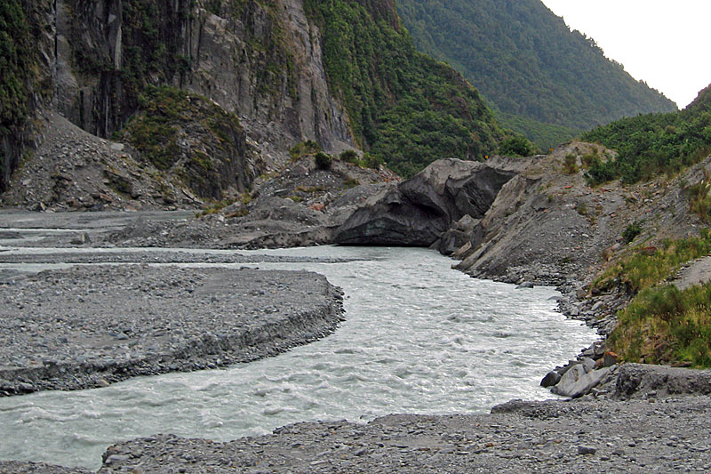 Fox Glacier (Te Moeka o Tuawe in Maori)