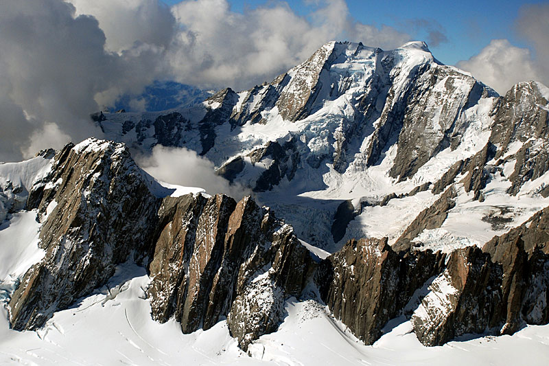 Franz Josef Glacier aerial photos