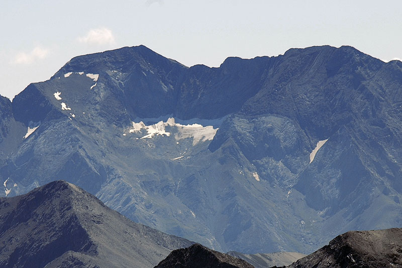 Glaciar de Lardana, Posets-Massiv