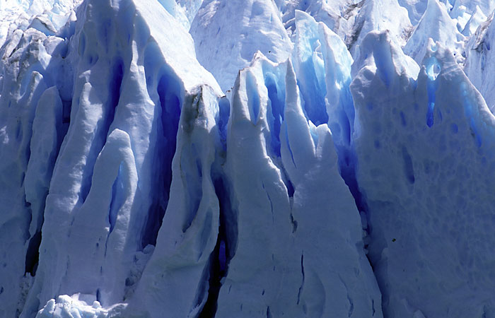 Gletscherspalten, Perito Moreno