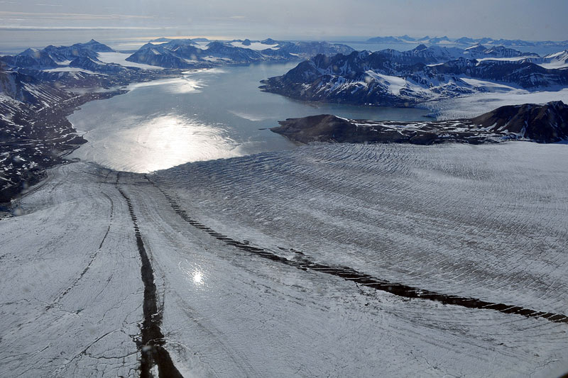 Northern Svalbard aerial photos