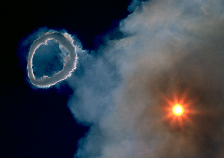 Universi di ghiaccio e di anelli sull'Etna: Foto e Video (23-25.2.2000)