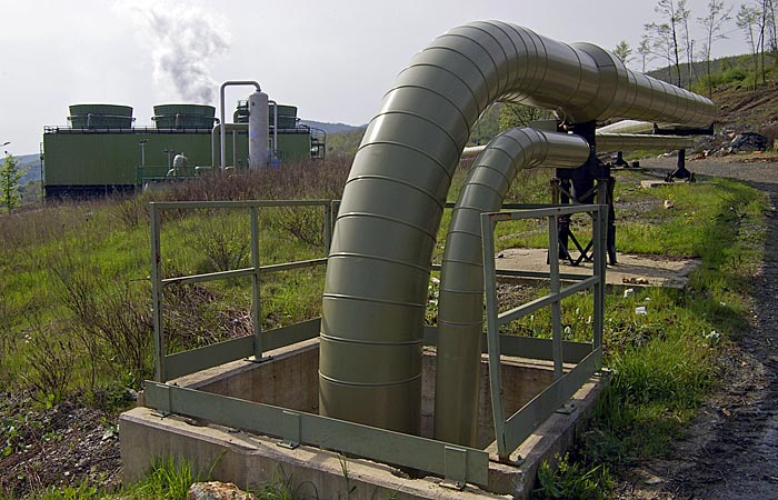 Geothermische Energie aus Larderello