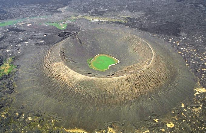 Foto Aeree dei vulcani della Rift Valley