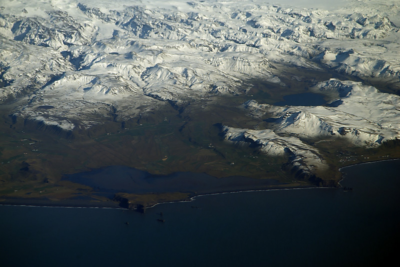 Panoramiche aeree dell'Islanda