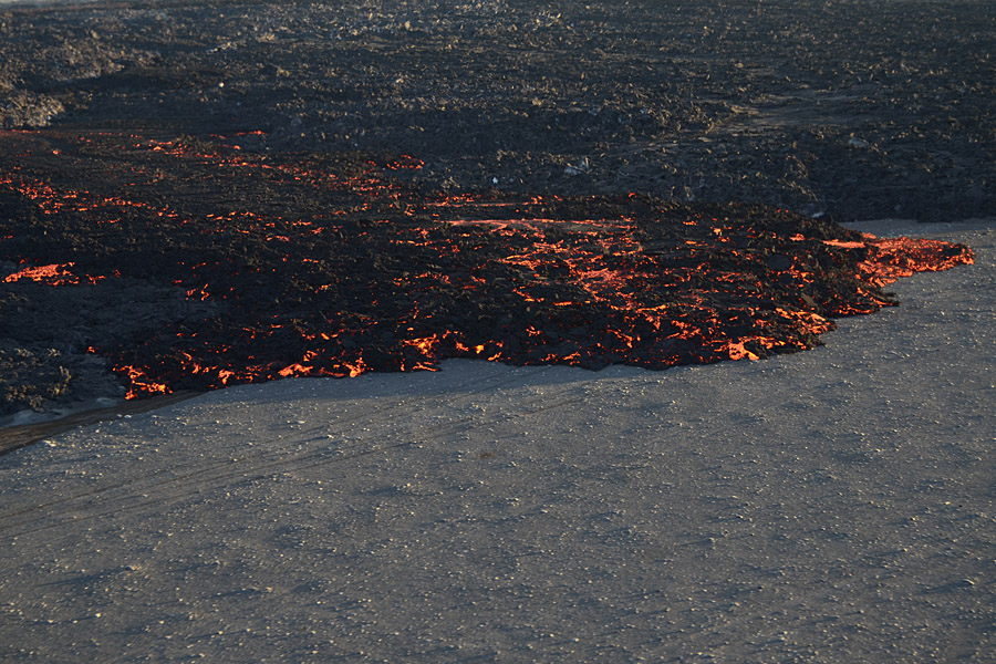 Bardarbunga-Eruption: Lavastrme