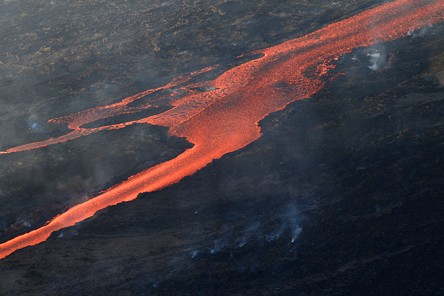Bardarbunga-Eruption: Lavastrme