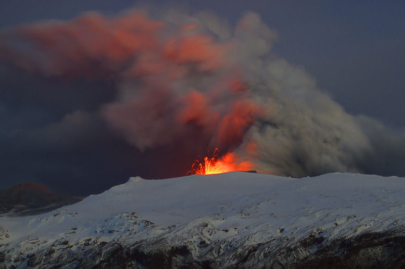 Eyafallajkull: subglacial volcanic eruption (continued 3)