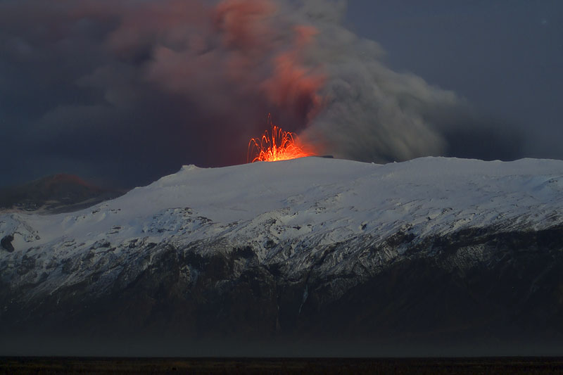 Eyafallajkull: subglacial volcanic eruption (continued 3)