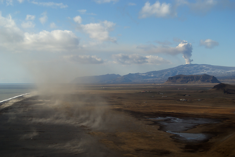 Jökulhlaup vom Eyjafjallajökull