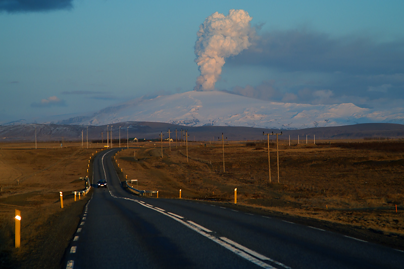 Jökulhlaup vom Eyjafjallajökull