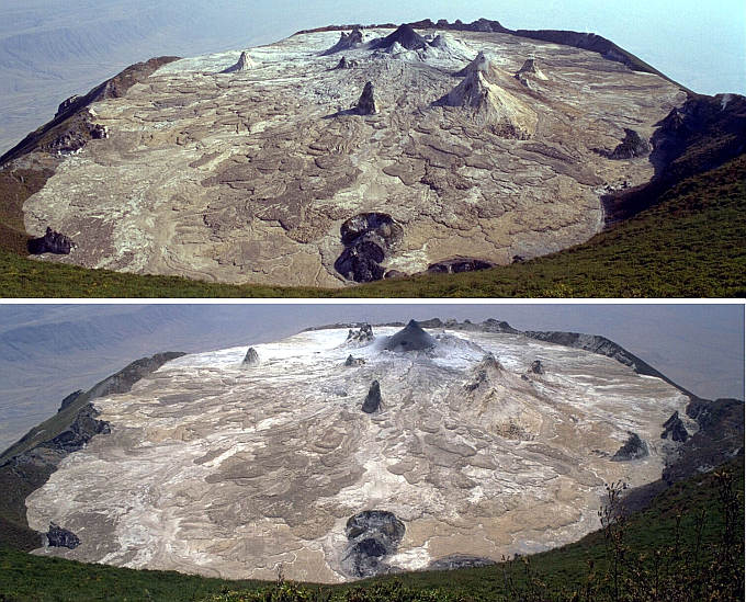 Leben im Krater - Juli und August 2001 und 2003