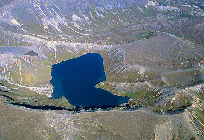 Foto aeree del Ruapehu e dei Tama Lakes