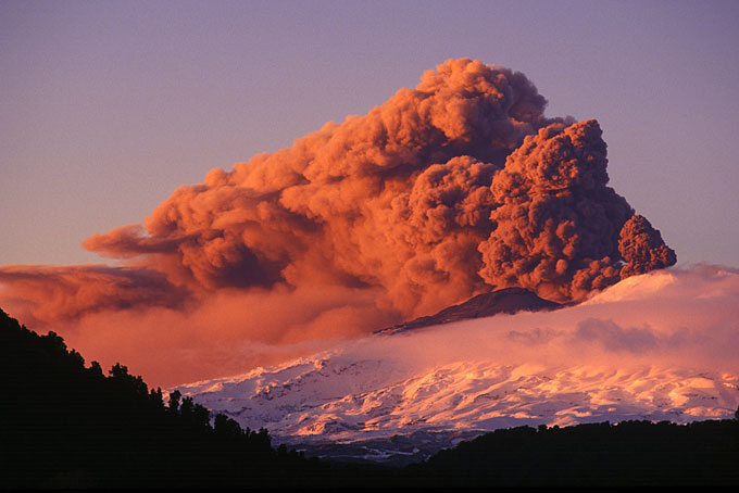 Eruzione del vulcano Ruapehu Giugno 1996