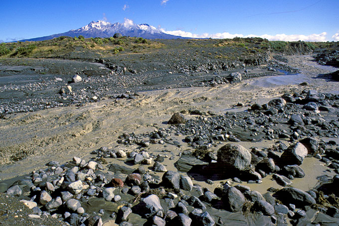 Ausbruch des Ruapehu im Juni 1996