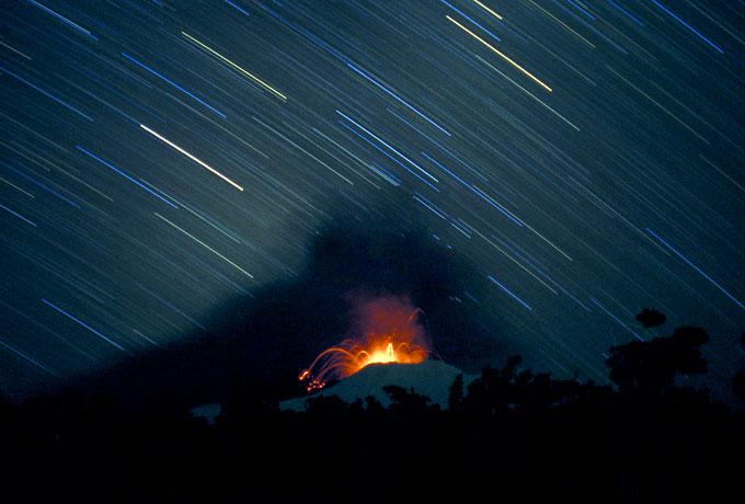 Eruption of Ruapehu June 1996