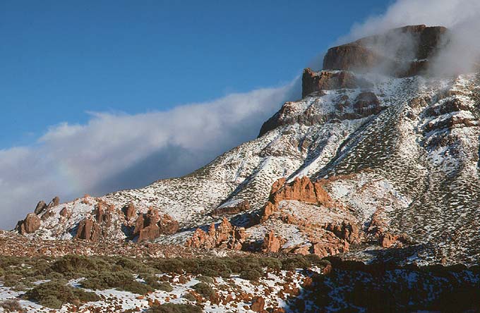 Pico de Teide e Caadas in inverno