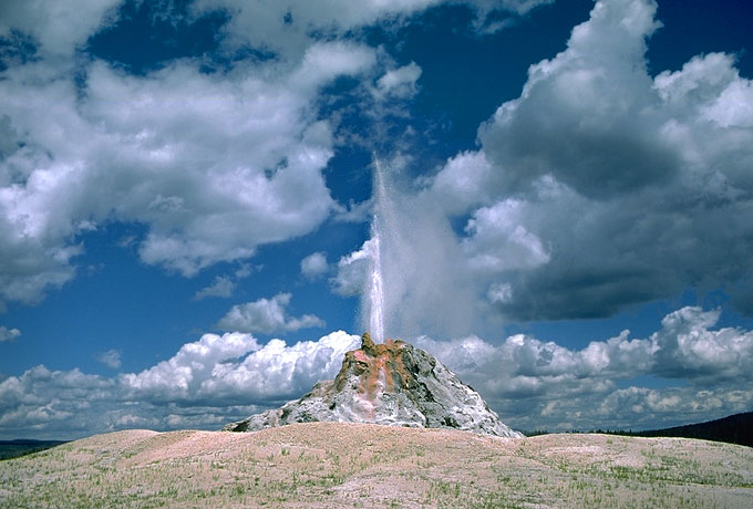 The sky above Yellowstone