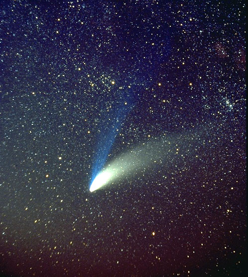 Grosse Kometen von Stromboli aus beobachtet