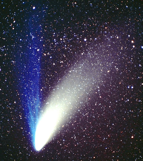 Grandi comete osservate da Stromboli