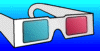 Red-blue 3D glasses