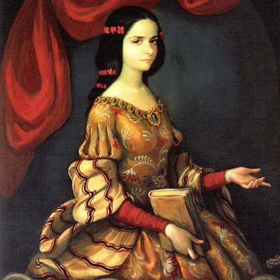 Portrait of Sor Juana In&eacute;s de la Cruz