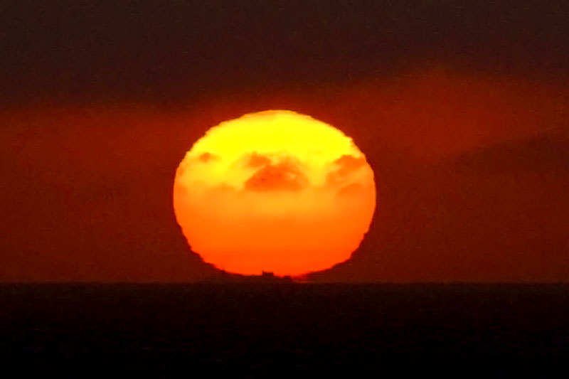 Erster Tag auf dem Atlantik Erster Tag auf dem Atlantik