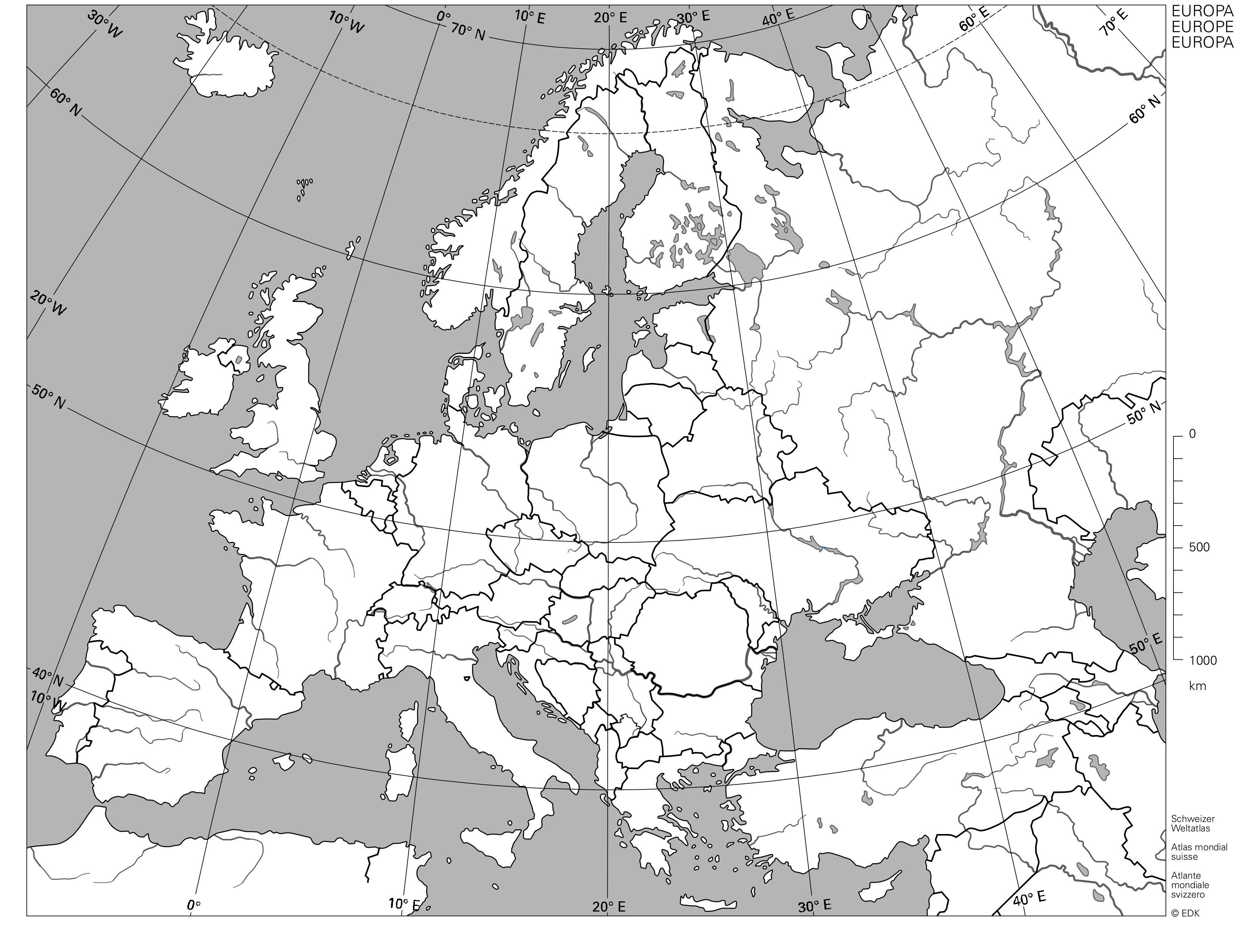 Featured image of post Ausdrucken Europa Karte Umriss Die europakarte landkarte von europa