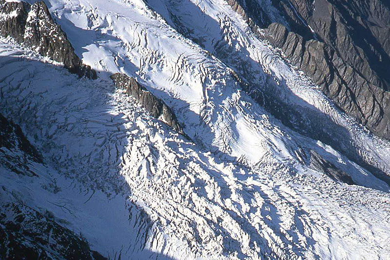 Glacier des Bossons und Glacier de Taconnaz