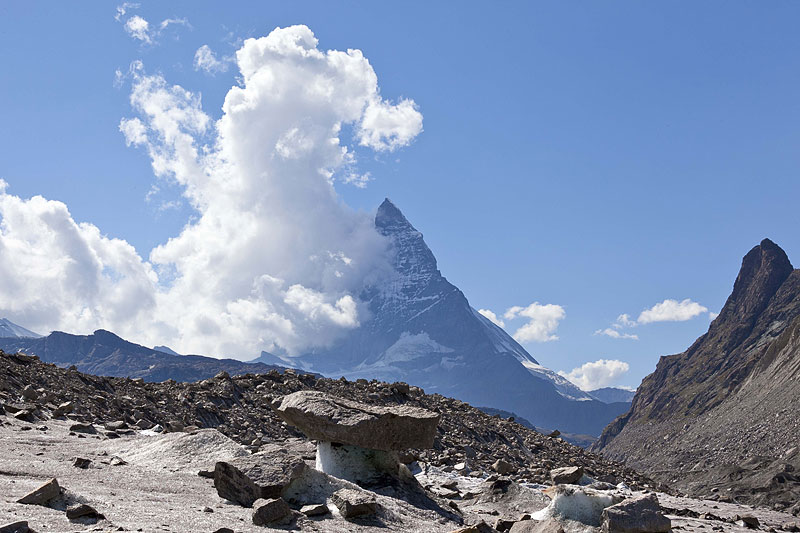 Gornergletscher, Saharastaub