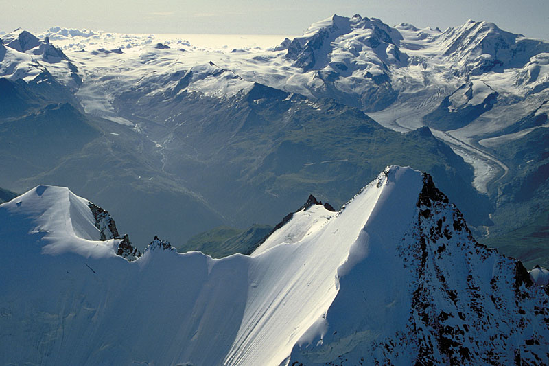 Gornergletscher, Obergabelhorn Gornergletscher, Obergabelhorn